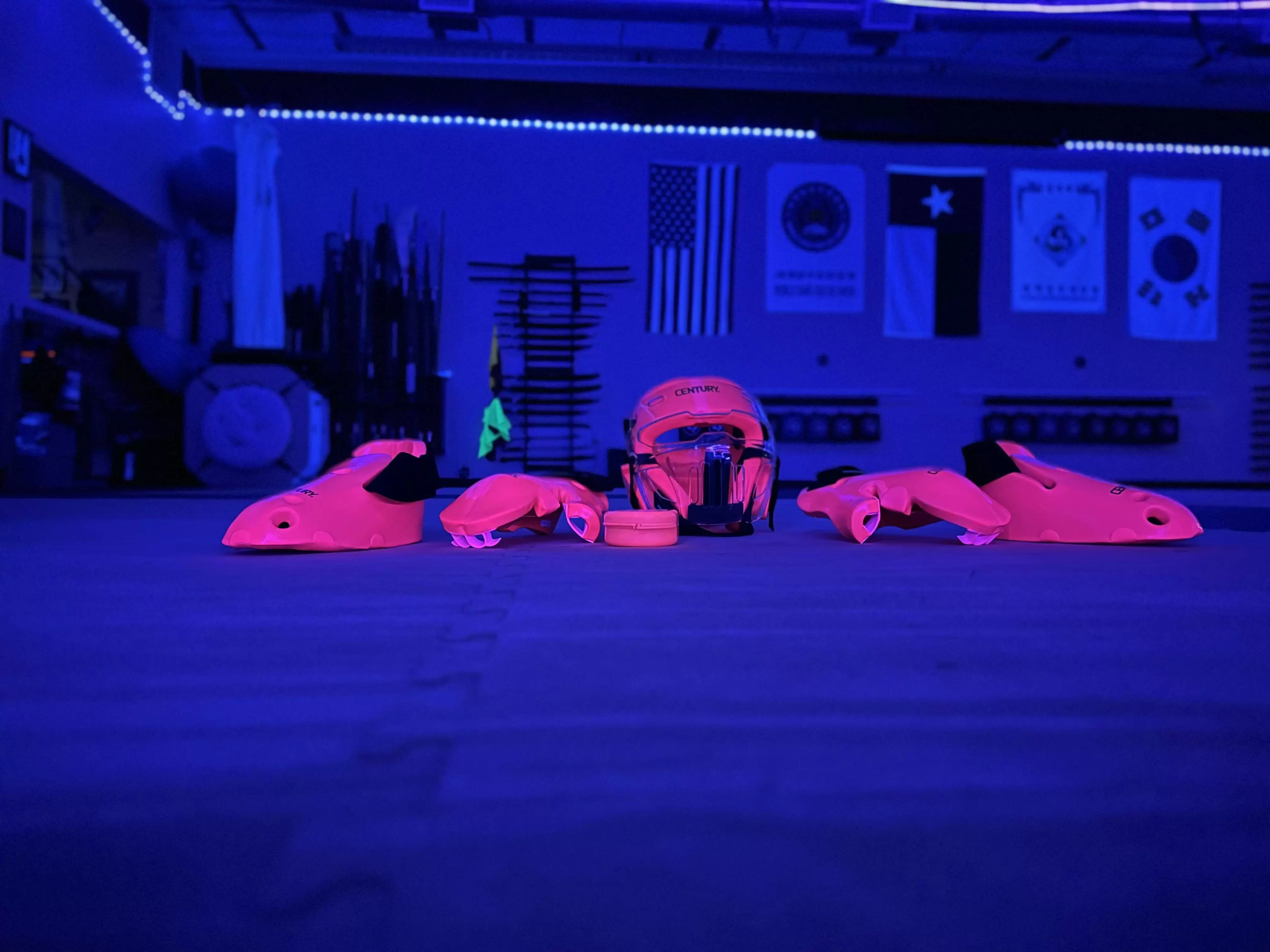 Rockhold Karate Glow in the Dark Sparring