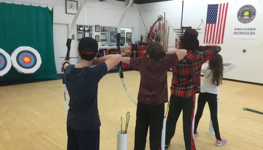 Archery for Homeschoolers at Rockhold Karate